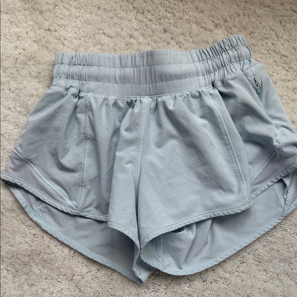 Light Blue Women's Athletic Shorts